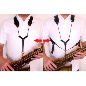 Photo: Feather Strap "Dual" for Saxophones/other woodwind instrument
